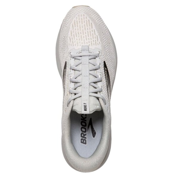 Brooks Revel 7 Mens Running Shoes Medium Width White Black 110435 1D 178 (NEW)